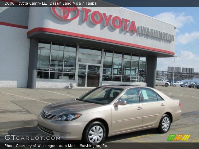 2006 Toyota Camry LE in Desert Sand Mica