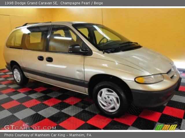1998 Dodge Grand Caravan SE in Champagne Pearl