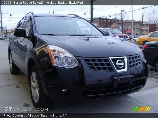 2008 Nissan Rogue SL AWD in Wicked Black