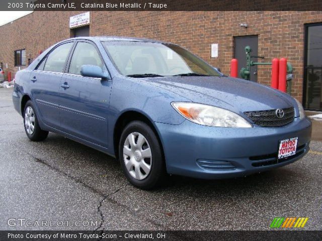 2003 Toyota Camry LE in Catalina Blue Metallic
