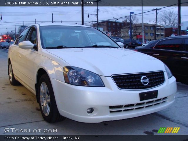 2006 Nissan Altima 2.5 S in Satin White Pearl