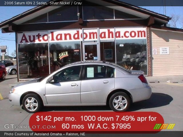 2006 Saturn ION 2 Sedan in Silver Nickel