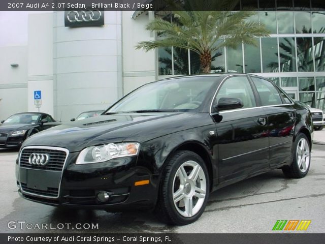 2007 Audi A4 2.0T Sedan in Brilliant Black