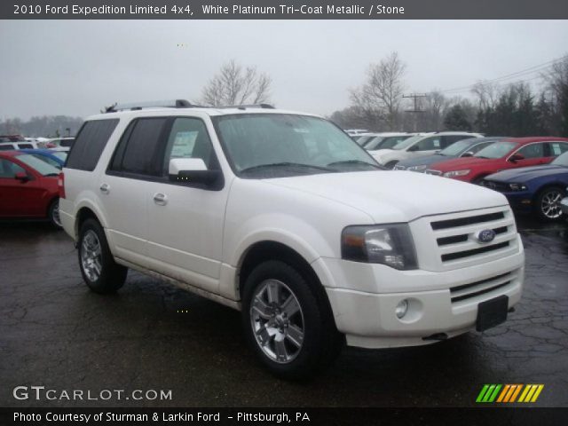 2010 Ford Expedition Limited 4x4 in White Platinum Tri-Coat Metallic