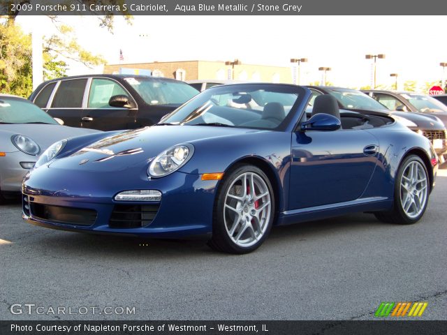 2009 Porsche 911 Carrera S Cabriolet in Aqua Blue Metallic