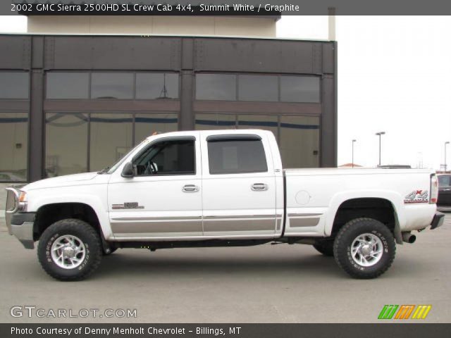 2002 GMC Sierra 2500HD SL Crew Cab 4x4 in Summit White