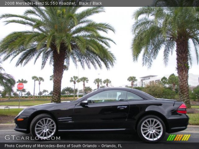 2008 Mercedes-Benz SL 550 Roadster in Black