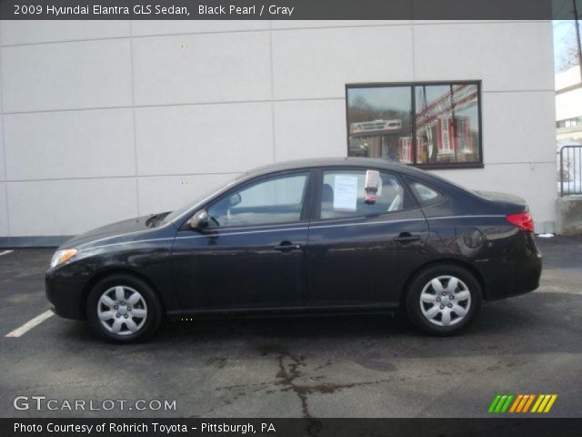 2009 Hyundai Elantra GLS Sedan in Black Pearl