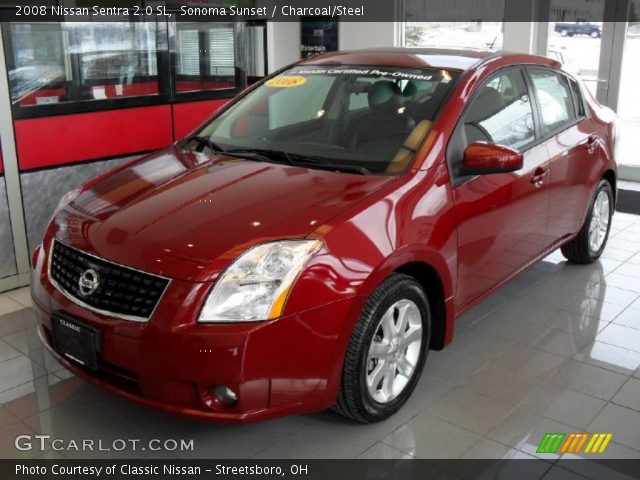 2008 Nissan Sentra 2.0 SL in Sonoma Sunset