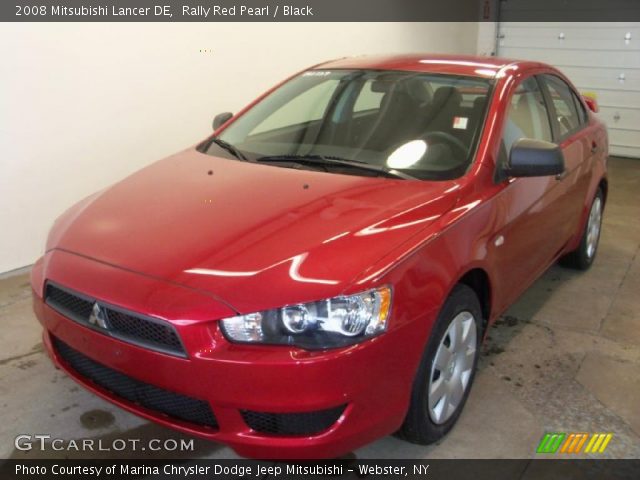 2008 Mitsubishi Lancer DE in Rally Red Pearl