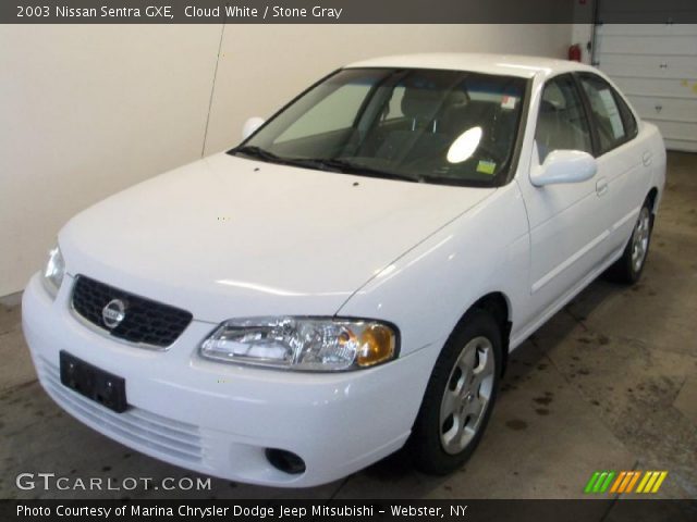 2003 Nissan Sentra GXE in Cloud White