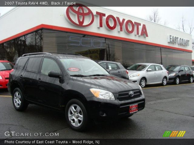 2007 Toyota RAV4 4WD in Black