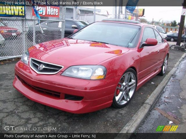 2001 Acura CL 3.2 Type S in San Marino Red