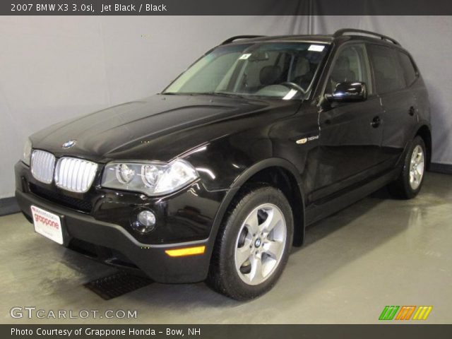 2007 BMW X3 3.0si in Jet Black