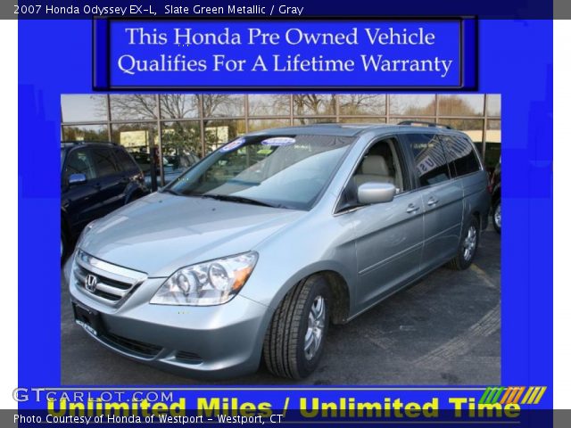 2007 Honda Odyssey EX-L in Slate Green Metallic