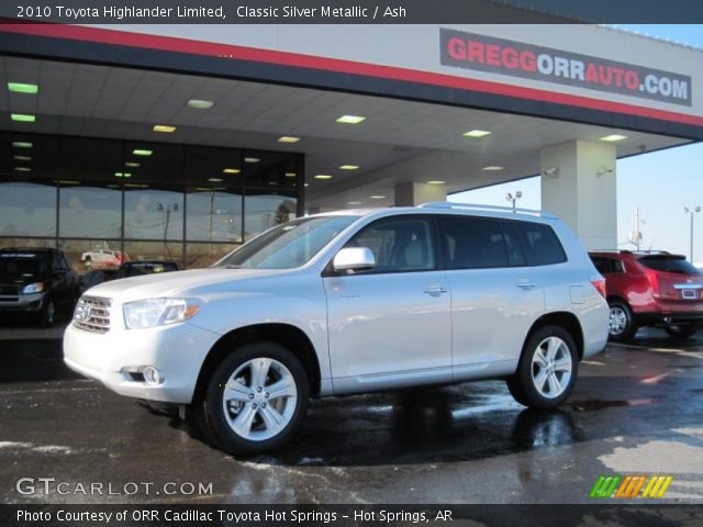 2010 Toyota Highlander Limited in Classic Silver Metallic