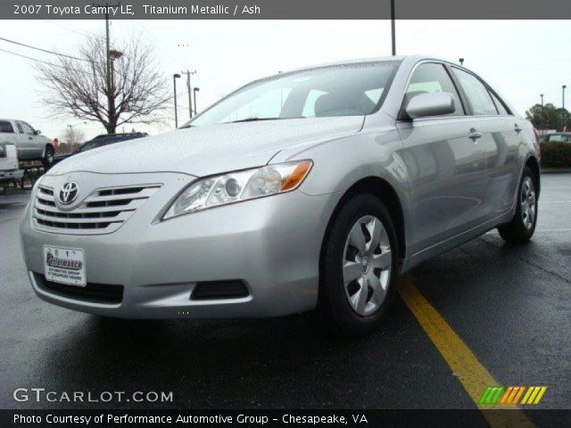 2007 Toyota Camry LE in Titanium Metallic