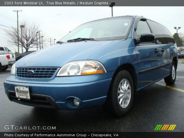 2003 Ford Windstar LX in True Blue Metallic
