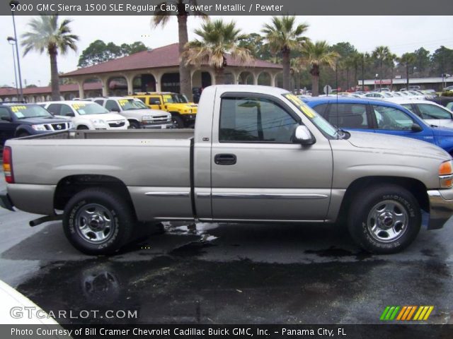 2000 GMC Sierra 1500 SLE Regular Cab in Pewter Metallic