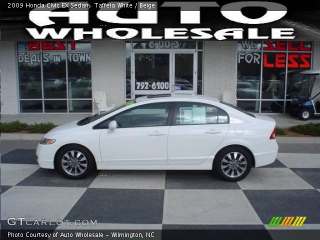 2009 Honda Civic EX Sedan in Taffeta White