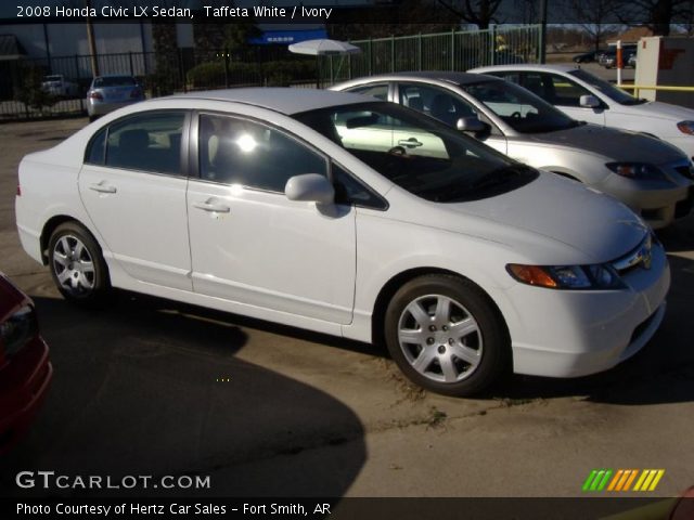 2008 Honda Civic LX Sedan in Taffeta White