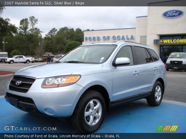 2007 Hyundai Santa Fe GLS in Silver Blue