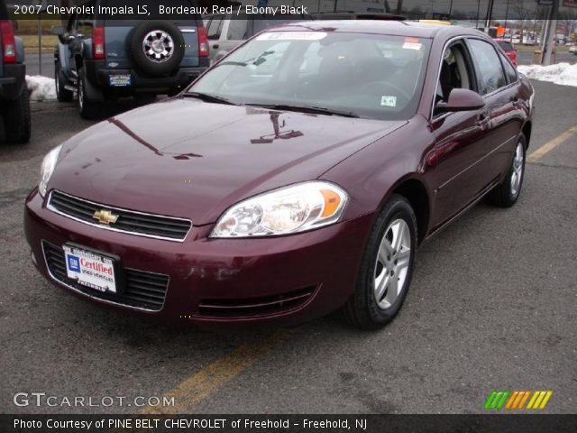 2007 Chevrolet Impala LS in Bordeaux Red