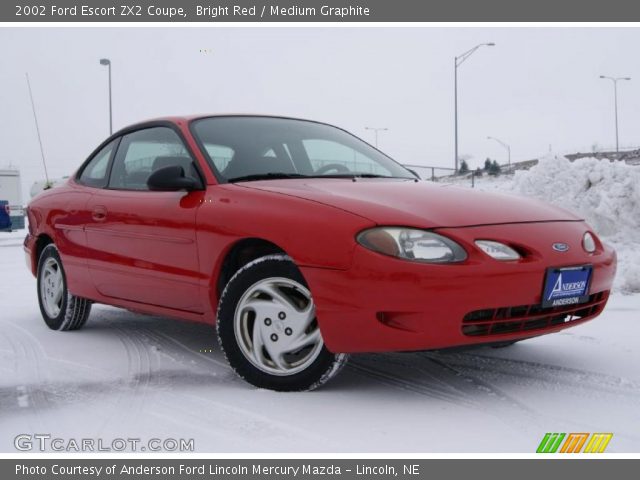 2002 Ford Escort ZX2 Coupe in Bright Red