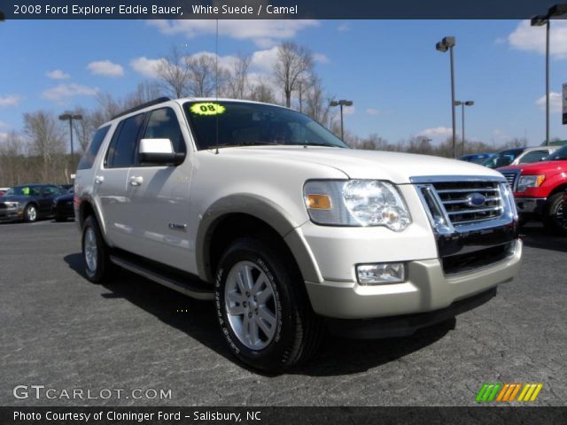 2008 Ford Explorer Eddie Bauer in White Suede