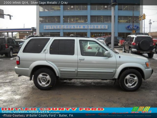 2000 Infiniti QX4  in Silver Sage Metallic