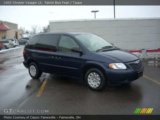 2003 Chrysler Voyager LX in Patriot Blue Pearl