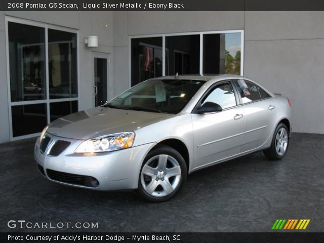 2008 Pontiac G6 Sedan in Liquid Silver Metallic