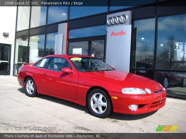 1998 Lexus SC 300 in Renaissance Red