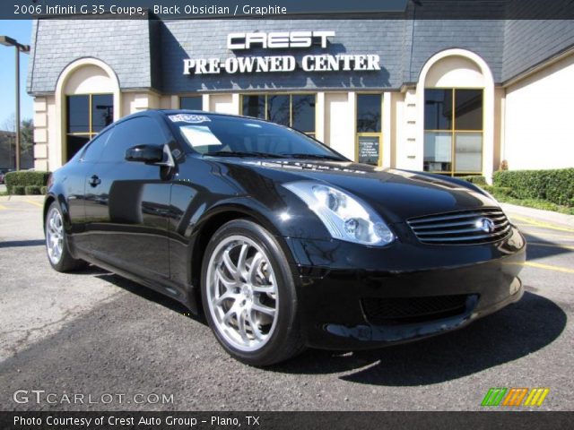 2006 Infiniti G 35 Coupe in Black Obsidian