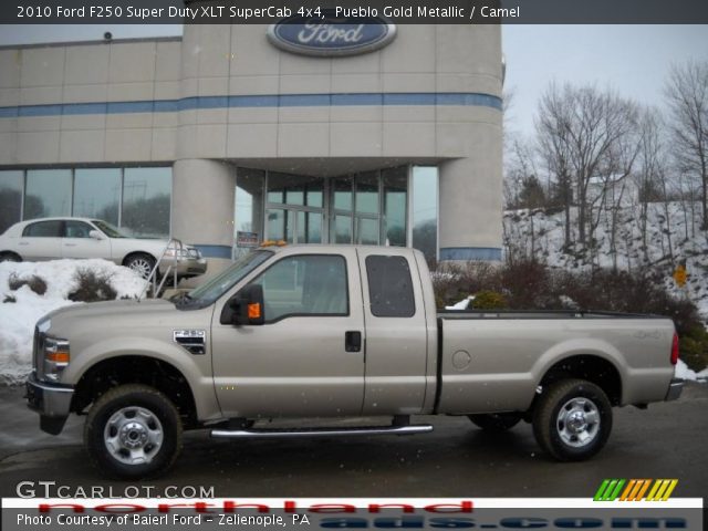 2010 Ford F250 Super Duty XLT SuperCab 4x4 in Pueblo Gold Metallic