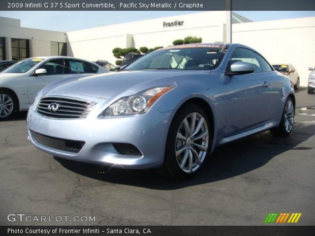 2009 Infiniti G 37 S Sport Convertible in Pacific Sky Metallic