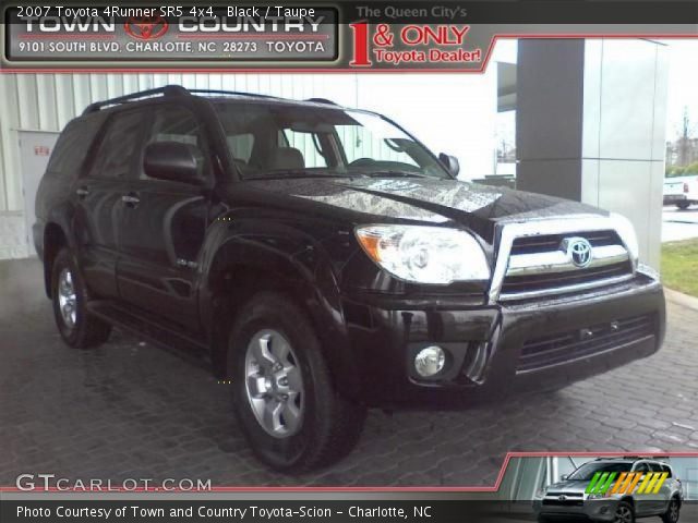 2007 Toyota 4Runner SR5 4x4 in Black