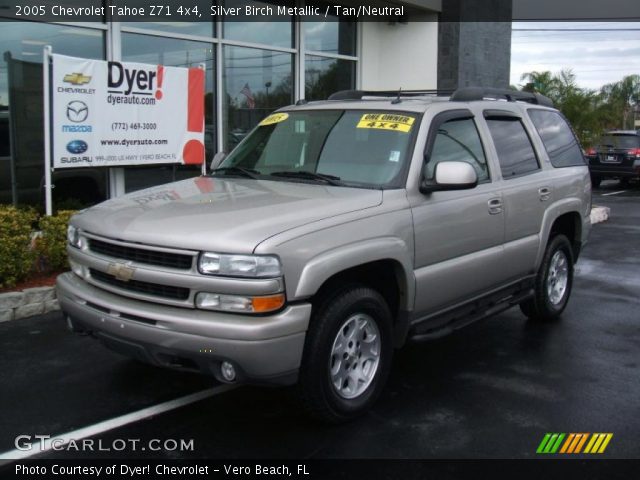 2005 Chevrolet Tahoe Z71 4x4 in Silver Birch Metallic