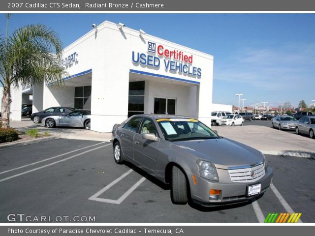 2007 Cadillac CTS Sedan in Radiant Bronze