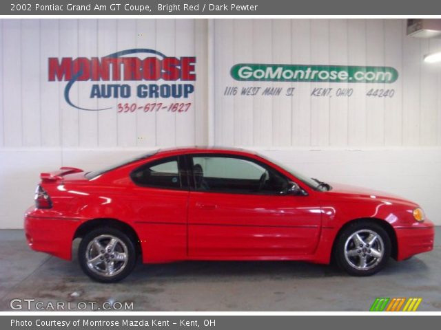 2002 Pontiac Grand Am GT Coupe in Bright Red