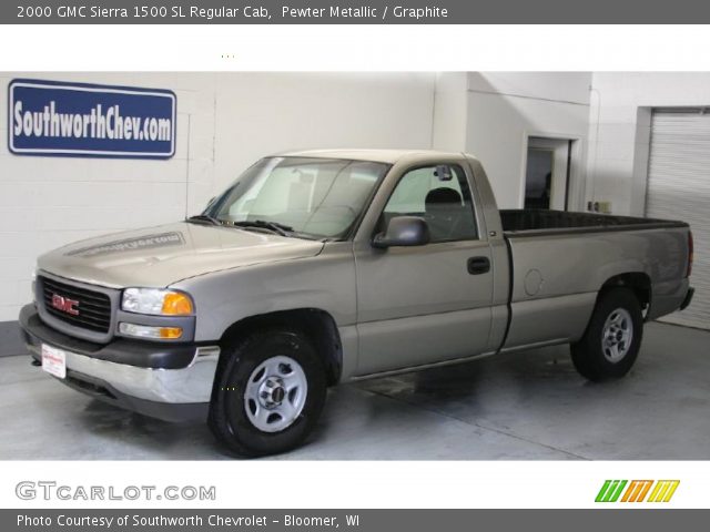 2000 GMC Sierra 1500 SL Regular Cab in Pewter Metallic