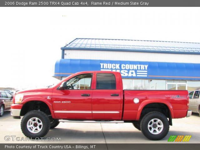 2006 Dodge Ram 2500 TRX4 Quad Cab 4x4 in Flame Red