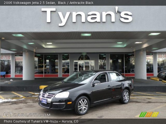 2006 Volkswagen Jetta 2.5 Sedan in Black