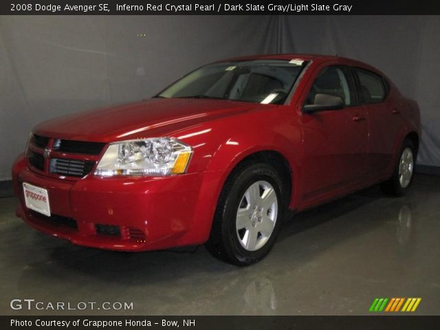 2008 Dodge Avenger SE in Inferno Red Crystal Pearl
