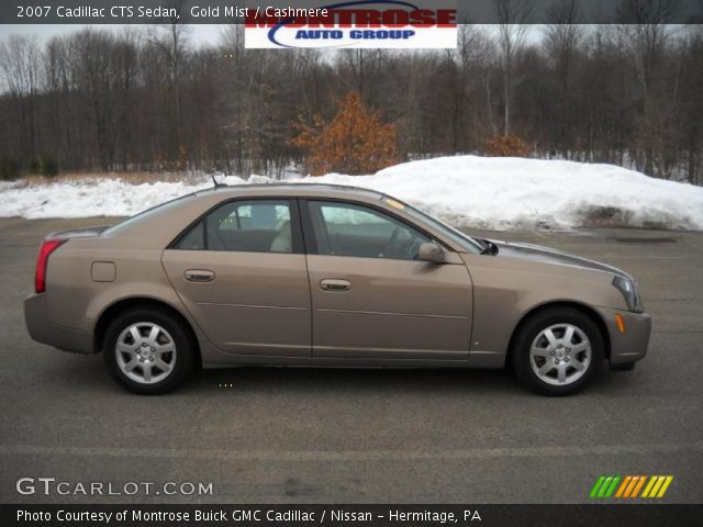 2007 Cadillac CTS Sedan in Gold Mist