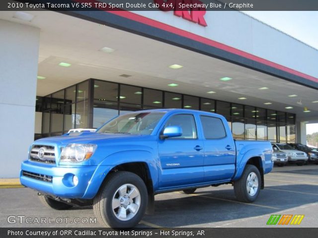 2010 Toyota Tacoma V6 SR5 TRD Sport Double Cab 4x4 in Speedway Blue