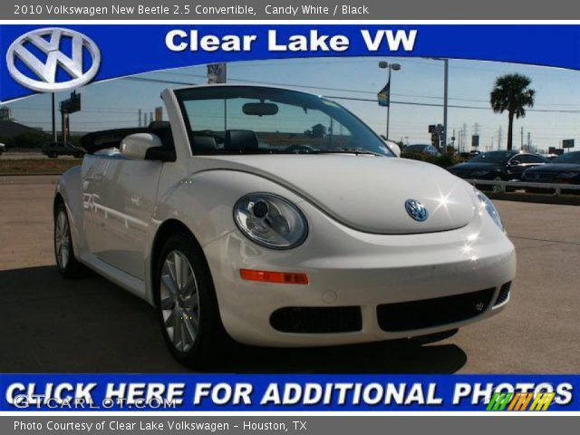 2010 Volkswagen New Beetle 2.5 Convertible in Candy White