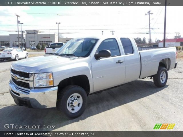 2010 Chevrolet Silverado 2500HD Extended Cab in Sheer Silver Metallic