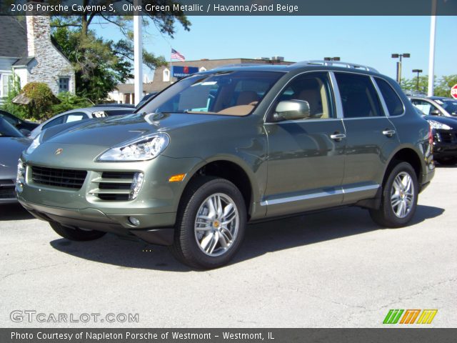 2009 Porsche Cayenne S in Olive Green Metallic