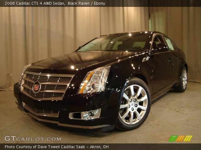 2008 Cadillac CTS 4 AWD Sedan in Black Raven
